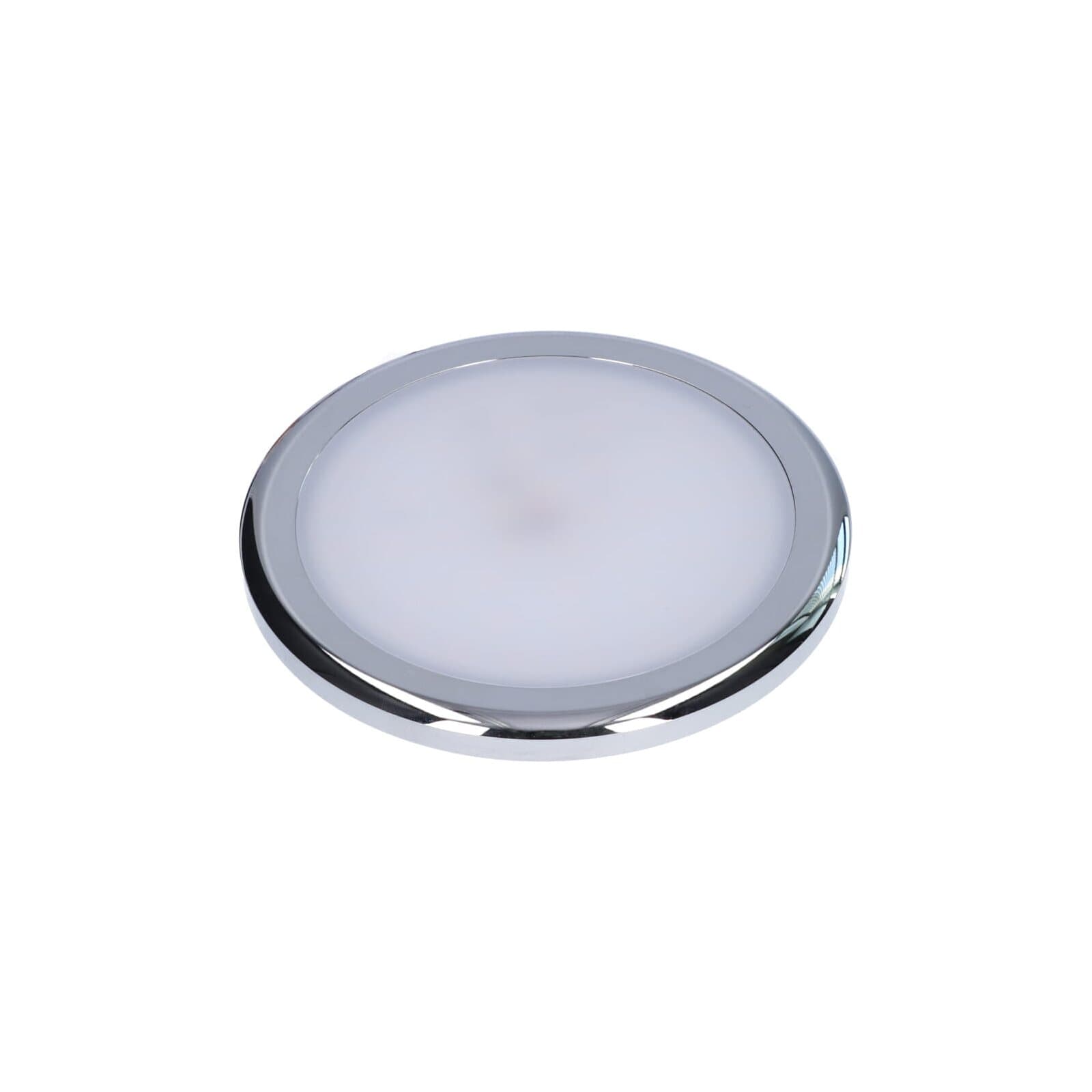 Lampa sufitowa okrągła chrom Ø106 6W 12V — widok 2