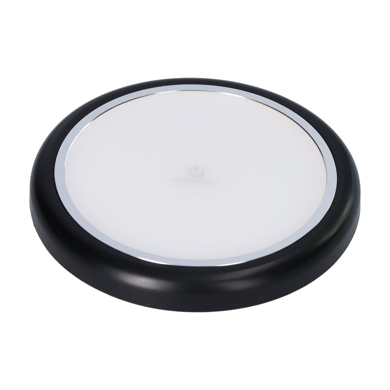 Lampa sufitowa okrągła czarna Ø105 4W TOUCH — widok 2