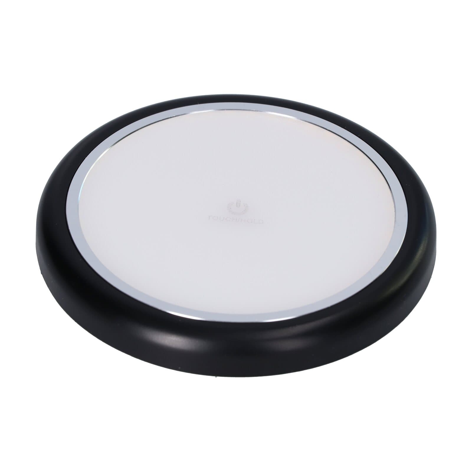 Lampa sufitowa okrągła czarna Ø105 4W TOUCH — widok 3