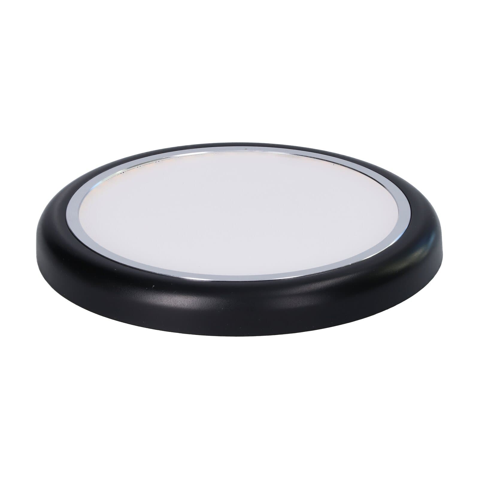 Lampa sufitowa okrągła czarna Ø105 4W 12V